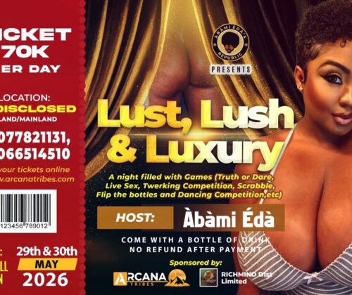 Lust, Lush & Luxury – 29th & 30th May 2026